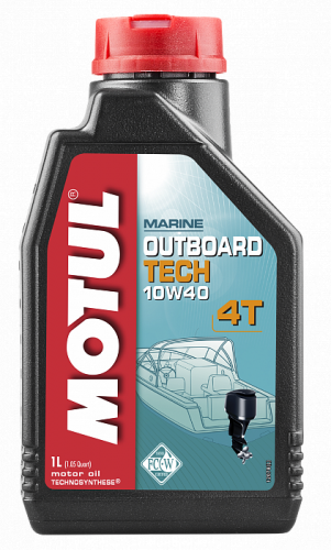 Моторное масло Motul Outboard TECH 4T 10W40 (1л (106397))