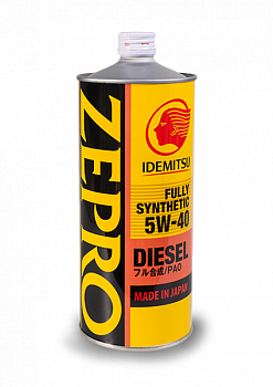 Моторное масло IDEMITSU ZEPRO DIESEL 5W-40 CF, Fully-Synthetic, Масла моторные - фото в магазине СарЗИП