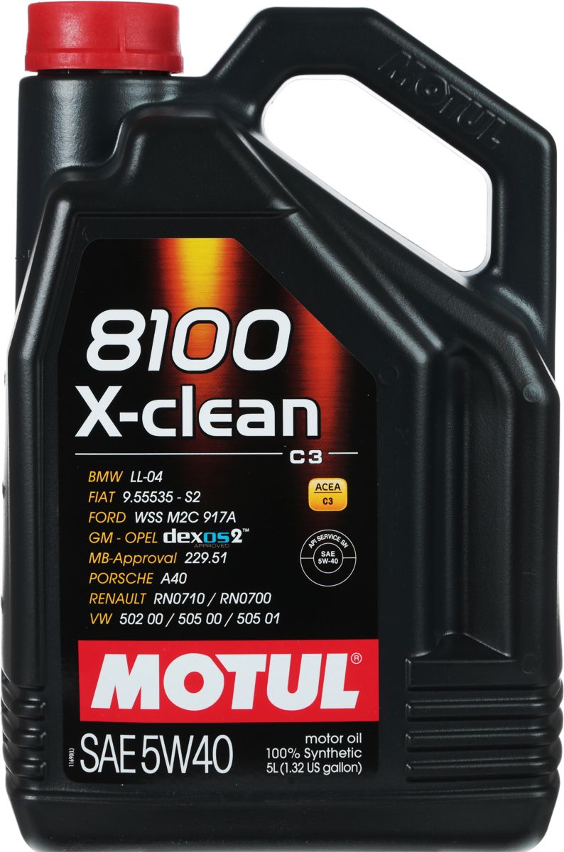 Моторное масло Motul 8100 X-clean C3 5W40, Масла моторные - фото в магазине СарЗИП