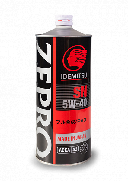 Моторное масло IDEMITSU ZEPRO RACING 5W-40 SN, Fully-Synthetic, Масла моторные - фото в магазине СарЗИП