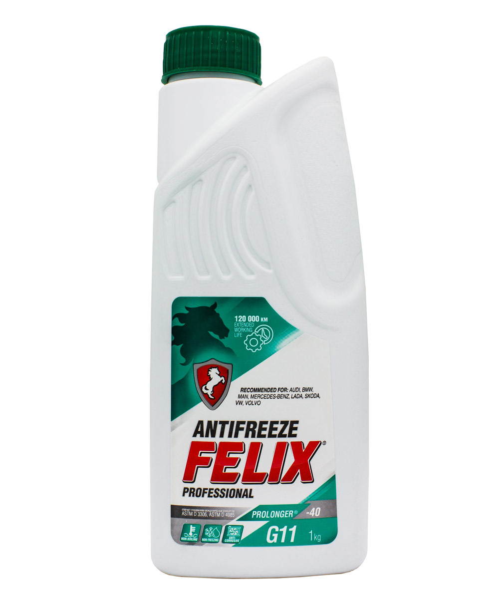 Антифриз Felix Prolonger-40 зеленый, Охлаждающая жидкость - фото в магазине СарЗИП