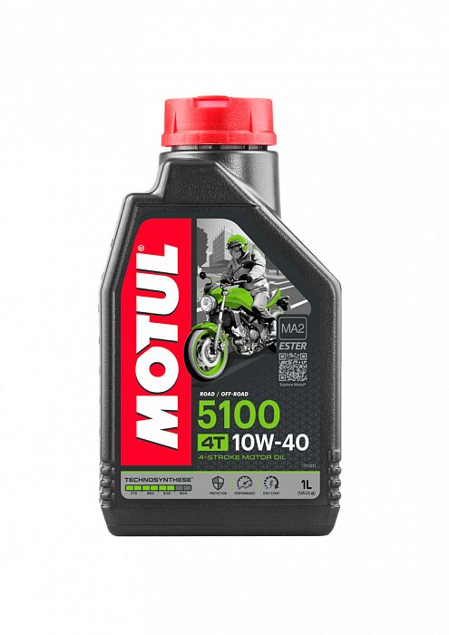 Моторное масло Motul 5100 10W40, Смазочные материалы для мотоциклов - фото в магазине СарЗИП