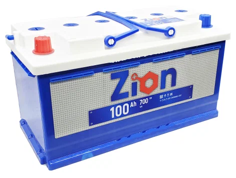 Автомобильный аккумулятор ZION 6 СТ 1(L+), 100 А·ч, Аккумуляторы - фото в магазине СарЗИП