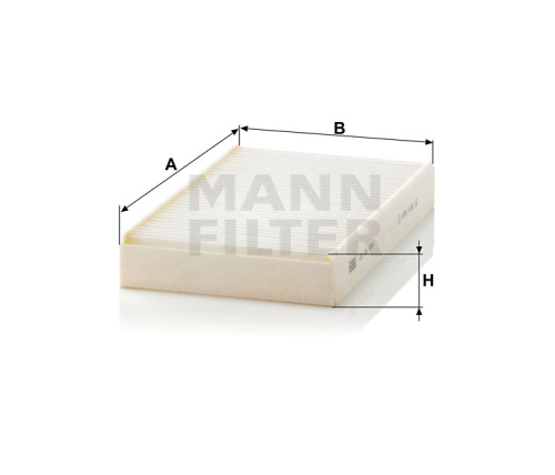 Воздушный фильтр салона MANN-FILTER CU 26 004, Воздушные фильтры салона - фото в магазине СарЗИП