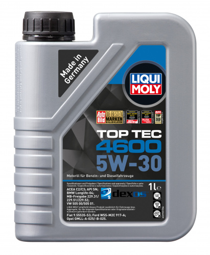Моторное масло LIQUI MOLY Top Tec 4600 5W-30 (1л (8032))