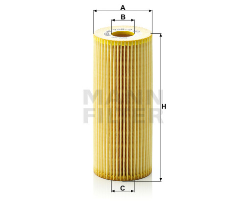Масляный фильтр двигателя MANN-FILTER HU 726/2 X, безметаллический фильтрующий элемент, Масляные фильтры - фото в магазине СарЗИП