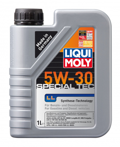 Моторное масло LIQUI MOLY Special Tec LL 5W-30 (1л (8054))