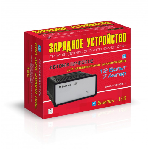 Зарядное устройство Вымпел 150, 12 В, Зарядные устройства для аккумуляторов - фото в магазине СарЗИП