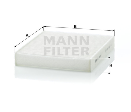 Воздушный фильтр салона MANN-FILTER CU 2440, Воздушные фильтры салона - фото в магазине СарЗИП