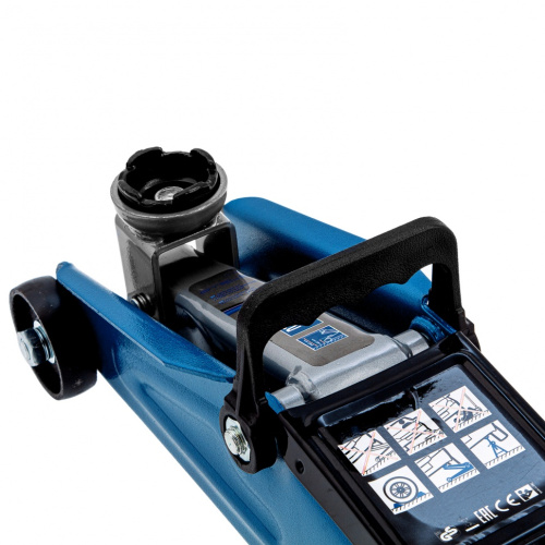 Домкрат гидравлический подкатной 2т, подъём 140-340мм Stels 51127, Ремонт и обслуживание колес - фото в магазине СарЗИП