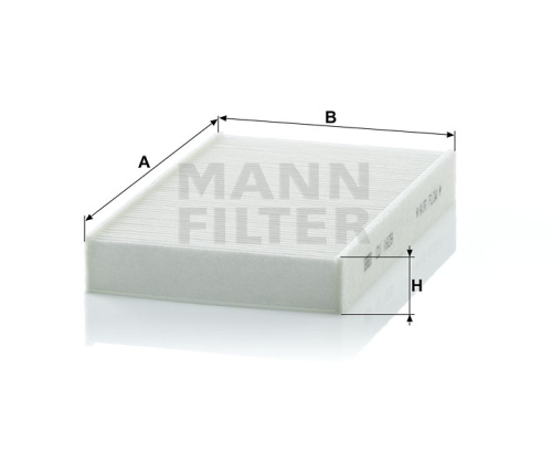 Воздушный фильтр салона MANN-FILTER CU 1629, Воздушные фильтры салона - фото в магазине СарЗИП