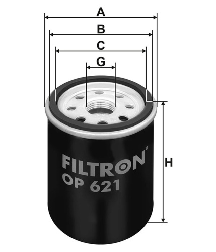 Масляный фильтр двигателя FILTRON OP 621, Масляные фильтры - фото в магазине СарЗИП