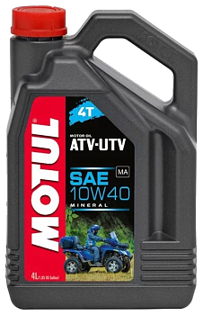 Моторное масло Motul ATV/UTV 4T 10W40, Смазочные материалы для мотоциклов - фото в магазине СарЗИП