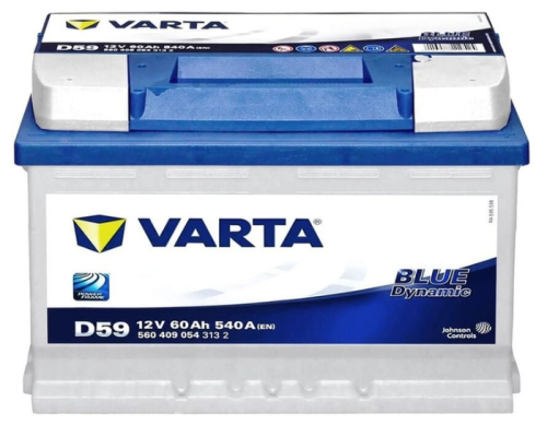 Автомобильный аккумулятор VARTA Blue Dynamic D59, 60 А·ч, Аккумуляторы - фото в магазине СарЗИП