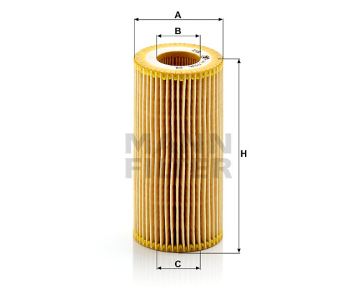 Масляный фильтр двигателя MANN-FILTER HU 719/6 X, безметаллический фильтрующий элемент, Масляные фильтры - фото в магазине СарЗИП