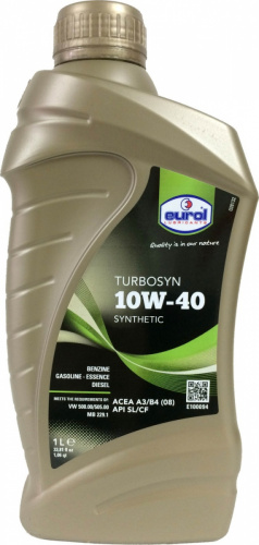 Моторное масло Eurol Turbosyn 10W40 SL/CF (1л (E1000941L))