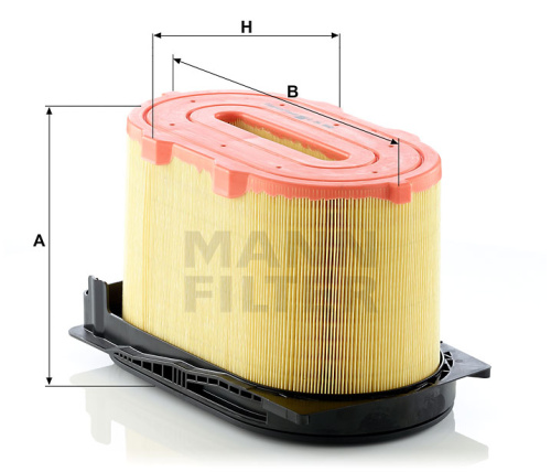 Воздушный фильтр двигателя MANN-FILTER C 34 540/1, Воздушные фильтры двигателя - фото в магазине СарЗИП