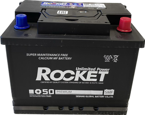 Автомобильный аккумулятор Rocket SMF 66L-L2 0(R+), 66 А·ч, Аккумуляторы - фото в магазине СарЗИП