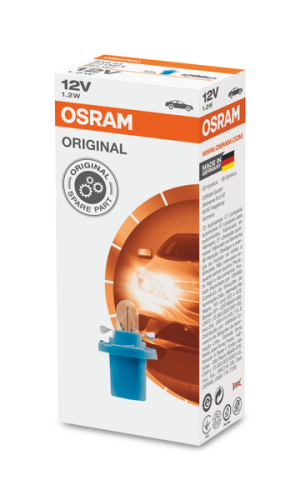 Лампа автомобильная накаливания OSRAM 2721MFX BX8.5d 1,2W, Автосвет - фото в магазине СарЗИП