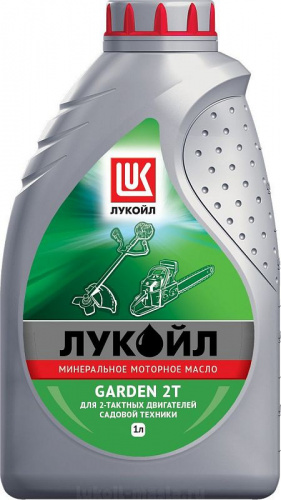 Моторное масло ЛУКОЙЛ GARDEN 2Т, минеральное 1668258 (1л (1668258))
