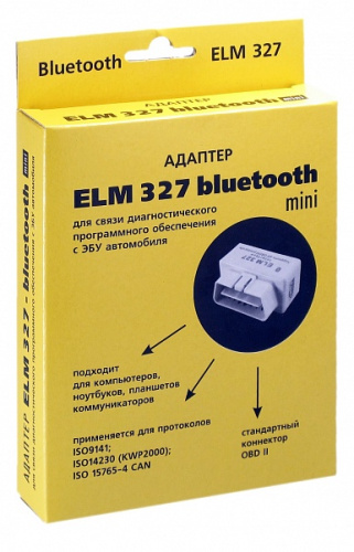 Адаптер ELM Bluetooth 327мини Орион, Инструменты и оборудование - фото в магазине СарЗИП