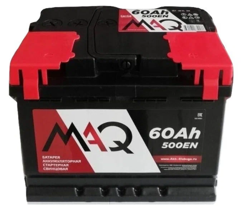 Автомобильный аккумулятор MAQ 6 СТ 0(R+), 60 А·ч, Аккумуляторы - фото в магазине СарЗИП