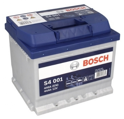 Автомобильный аккумулятор Bosch S4 001, 44 А·ч, Аккумуляторы - фото в магазине СарЗИП