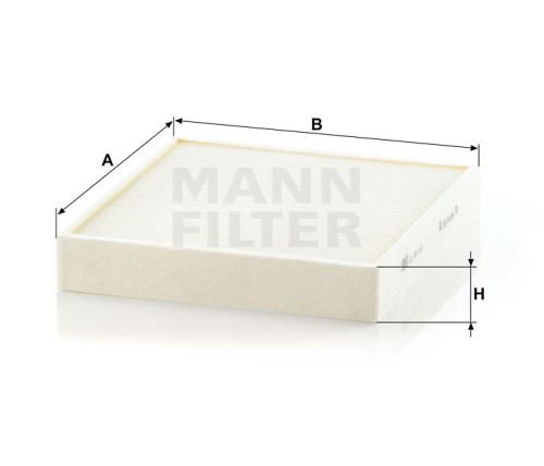 Воздушный фильтр салона MANN-FILTER CU 26 010, Воздушные фильтры салона - фото в магазине СарЗИП