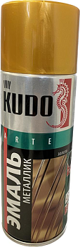 эмаль металлик kudo ku-1028 (спрей, золото)