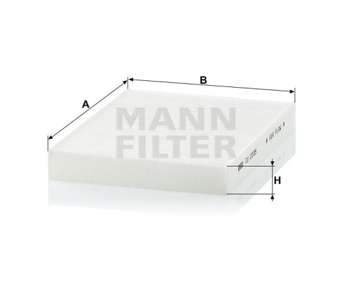 Воздушный фильтр салона MANN-FILTER CU 2335, Воздушные фильтры салона - фото в магазине СарЗИП
