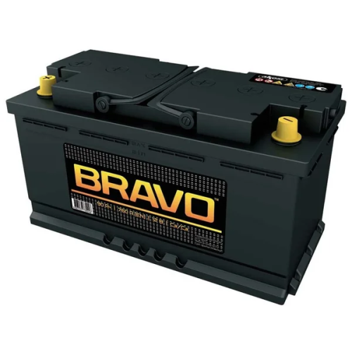 Автомобильный аккумулятор АКОМ Bravo 0(R+), 90 А·ч, Аккумуляторы - фото в магазине СарЗИП