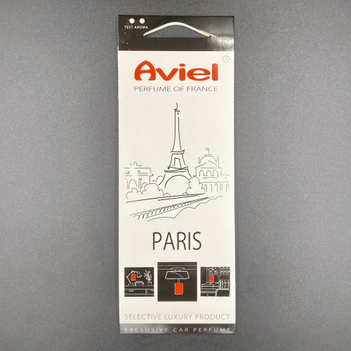 Ароматизатор в машину картонный Aviel PARIS, Ароматизаторы воздуха - фото в магазине СарЗИП