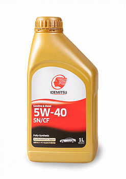 Моторное масло IDEMITSU 5W-40 SN/CF, Fully-Synthetic, Масла моторные - фото в магазине СарЗИП