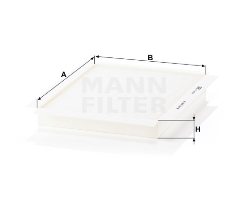 Воздушный фильтр салона MANN-FILTER CU 2622, Воздушные фильтры салона - фото в магазине СарЗИП