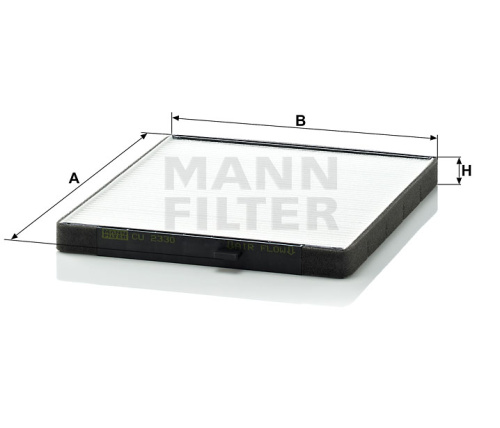 Воздушный фильтр салона MANN-FILTER CU 2330, Воздушные фильтры салона - фото в магазине СарЗИП