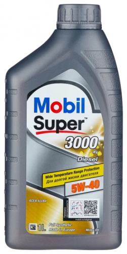 Моторное масло MOBIL Super 3000 X1 Diesel 5W-40 (1л (152573))