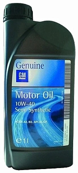Моторное масло General Motors GM Semi Synthetic 10W-40, Масла моторные - фото в магазине СарЗИП
