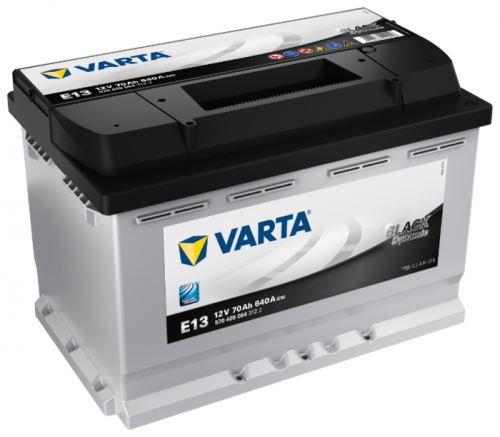 Автомобильный аккумулятор VARTA Black Dynamic E13, 70 А·ч, Аккумуляторы - фото в магазине СарЗИП