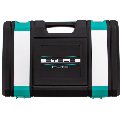 Набор инструментов, 1/2, 1/4, CrV, пластиковый кейс, 76 предметов Stels 14104, Инструменты и оборудование - фото в магазине СарЗИП