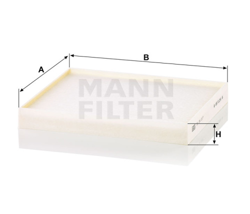 Воздушный фильтр салона MANN-FILTER CU 24 017, Воздушные фильтры салона - фото в магазине СарЗИП