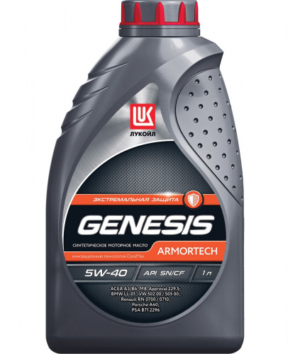 Моторное масло Лукойл Genesis Armortech A3/B4 5W-40 (1л (3148670))