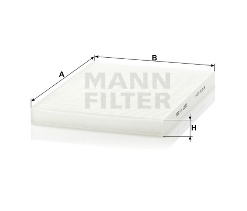 Воздушный фильтр салона MANN-FILTER CU 2882, Воздушные фильтры салона - фото в магазине СарЗИП
