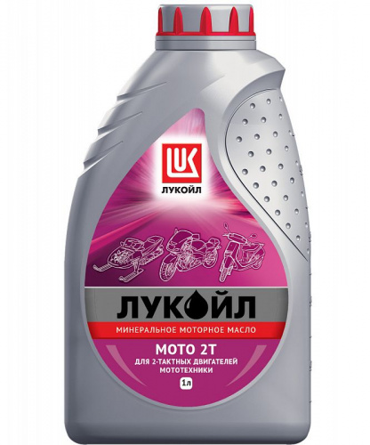 Моторное масло Лукойл МОТО 2Т, минеральное (1л (19556))
