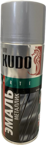 Эмаль металлик KUDO KU-1027 (спрей, хром), Средства по уходу за кузовом - фото в магазине СарЗИП