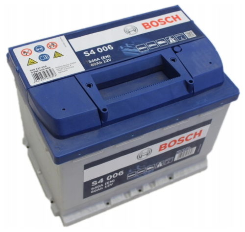 Автомобильный аккумулятор Bosch S4 006, 60 А·ч, Аккумуляторы - фото в магазине СарЗИП