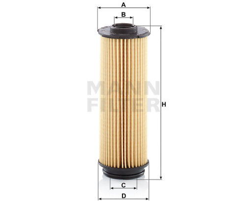 Масляный фильтр двигателя MANN-FILTER HU 6022 Z, безметаллический фильтрующий элемент , Масляные фильтры - фото в магазине СарЗИП