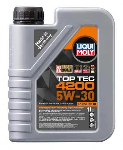 Моторное масло LIQUI MOLY Top Tec 4200 5W-30 (1л (7660))