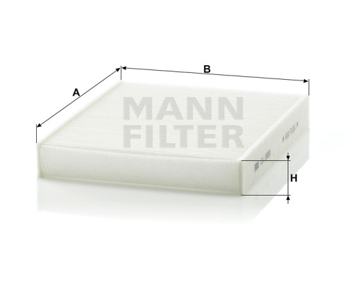 Воздушный фильтр салона MANN-FILTER CU 2559, Воздушные фильтры салона - фото в магазине СарЗИП