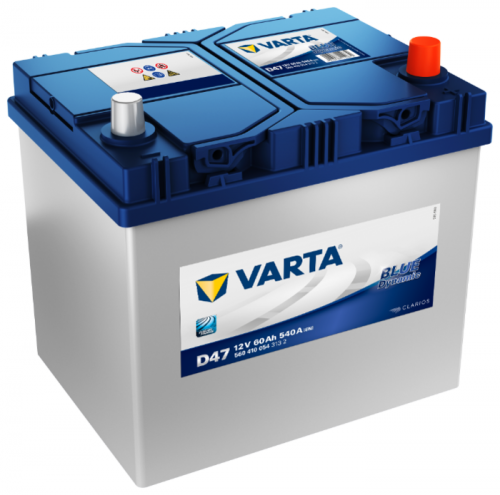 Автомобильный аккумулятор VARTA Blue Dynamic D47, 60 А·ч, Аккумуляторы - фото в магазине СарЗИП