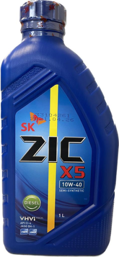 Моторное масло ZIC X5 Diesel 10W40 (1л (132660))
